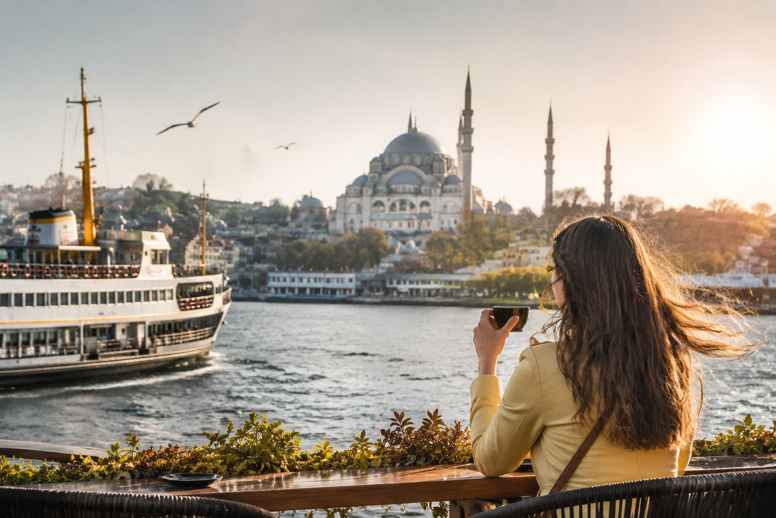 İstanbul cami ve şehir