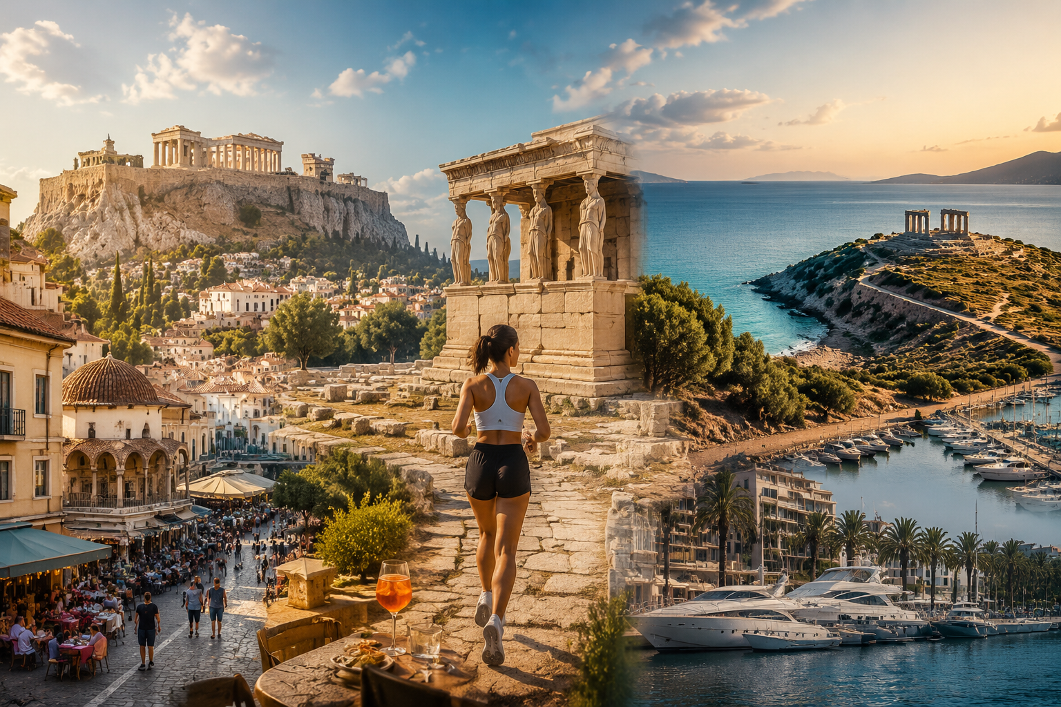 Atina Akropolis manzarası